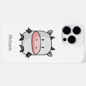 Cute Cow Cartoon Case-Mate iPhone Hülle (Rückseite (Horizontal))