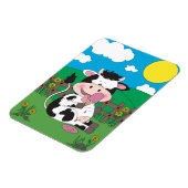 Cute Cow Cartoon Magnet (Linke Seite)