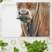 CUTE COW GESCHIRRTUCH (Gefaltet)