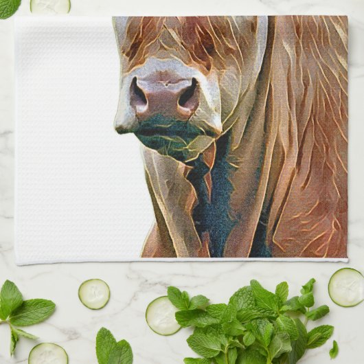 CUTE COW GESCHIRRTUCH (Gefaltet)