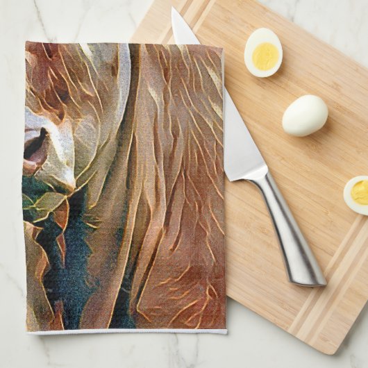 CUTE COW GESCHIRRTUCH (Viertel Falte)