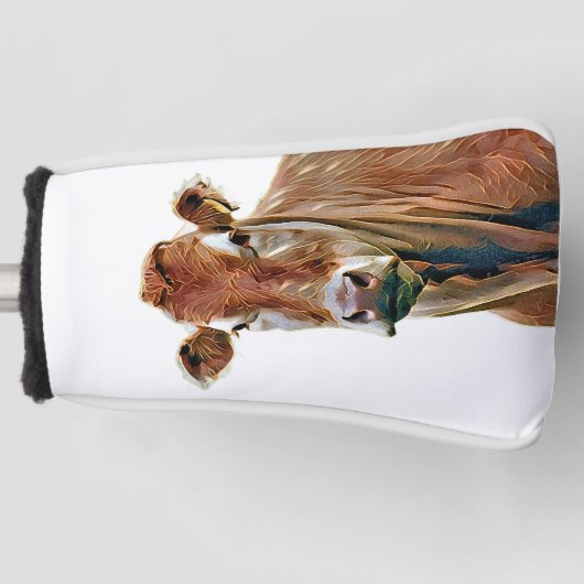 CUTE COW GOLF HEADCOVER (Vorderseite)