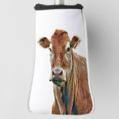 CUTE COW GOLF HEADCOVER (Rotieren 90)