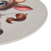 Cute cow lovers customizable schneidebrett (Ecke)