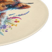 Cute cow lovers customizable schneidebrett (Ecke)