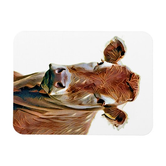 CUTE COW MAGNET (Horizontal)
