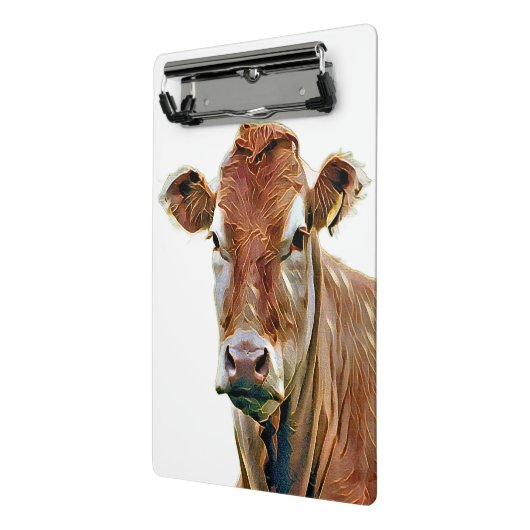 CUTE COW MINI KLEMMBRETT (Gewinkelt2)