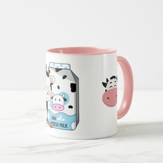 Cute Cow Mug Tasse (VorderseiteRechts)
