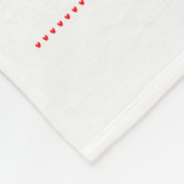 Cute Cow Santa Christmas Lights Ugly Xmas Sweater  Fleecedecke (Ecke)