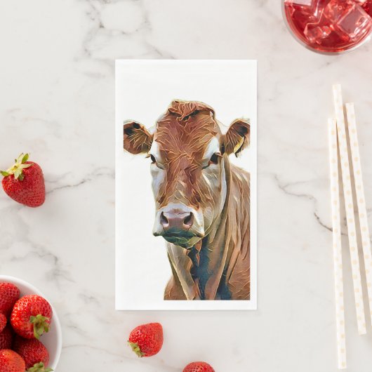 CUTE COW SERVIETTE (Beispiel)