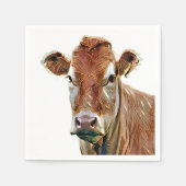 CUTE COW SERVIETTE (Vorderseite)