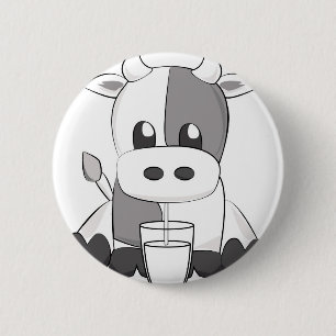 Cute cow - weiche Kuh Button