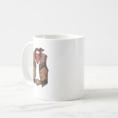 Cute Cowboy Western Cowboy Outfit Men Kaffeetasse (Vorderseite Links)
