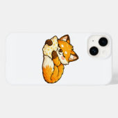 Cute Cozy Sleeping Fox Case-Mate iPhone Hülle (Rückseite (Horizontal))