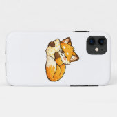Cute Cozy Sleeping Fox Case-Mate iPhone Hülle (Rückseite (Horizontal))