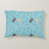 Cute & Cozy Sleepy Cat Dreams Pattern Dekokissen (Rückseite)