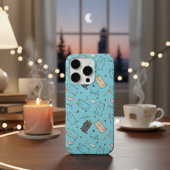 Cute & Cozy Sleepy Cat Dreams Pattern iPhone case iPhone Hülle