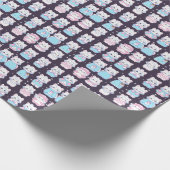 Cute cozy winter stickers geschenkpapier (Ecke)