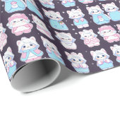 Cute cozy winter stickers  geschenkpapier (Rolleneckpunkt)