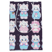 Cute cozy winter stickers mittlere geschenktüte (Vorderseite)