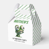 Cute Crazy Frog Farm Theme 1st Birthday Geschenkschachtel (Vorderseite)