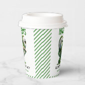 Cute Crazy Frog Farm Theme 1st Birthday Pappbecher (Rechts)