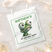 Cute Crazy Frog Farm Theme 1st Birthday Party Geschenktütchen (Ausgeschnitten)