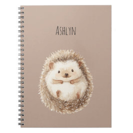 Cute Cream Hedgehog Notizblock