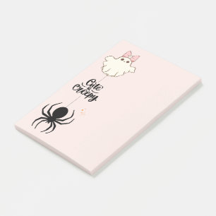 Cute & Creepy — Ein spielerischer Spuk in Pastell Post-it Klebezettel