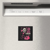 Cute Creepy Horror Make My Heart Scream Valentine’ Magnet (In Situ (Geschirrspüler))