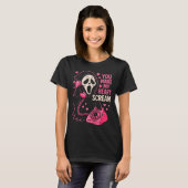 Cute Creepy Horror Make My Heart Scream Valentine’ T-Shirt (Vorne ganz)
