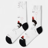 Cute Crew Socks Socken (Linkes Detail)