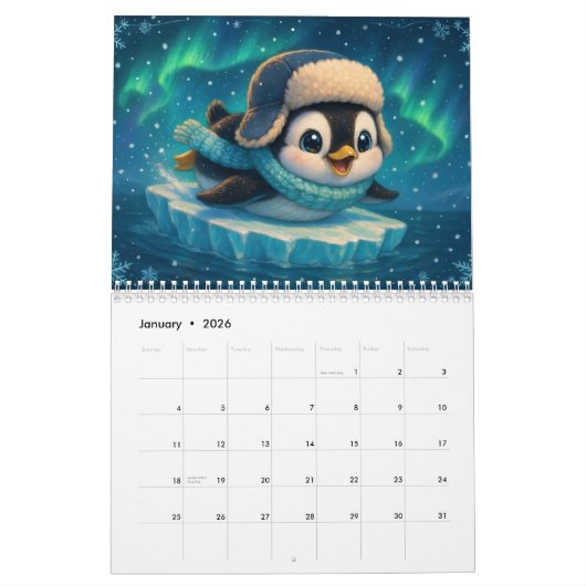 Cute Critters Calendar Kalender (Jan 2026)