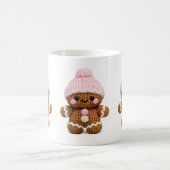 Cute Crochet Gingerbread Mug Cake Character Coffee Kaffeetasse (Mittel)