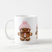 Cute Crochet Gingerbread Mug Cake Character Coffee Kaffeetasse (Links)