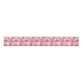Cute Crocheted Teddy Bear Girl's Baby Shower Ripsband (Vorderseite)