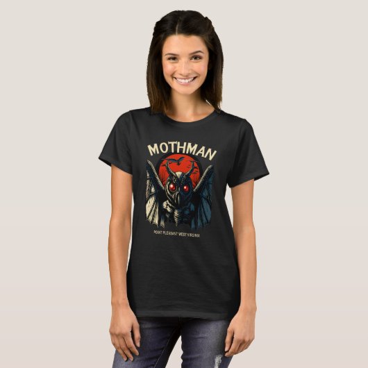 Cute Cryptid Mothman 1 T-Shirt (Vorne ganz)