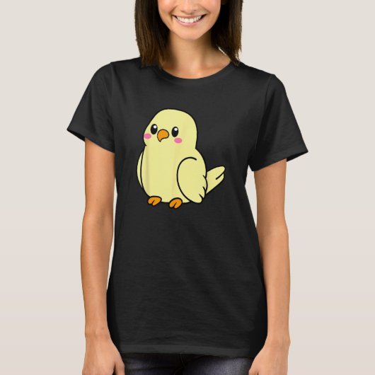 Cute Cuddly Chubby Cockatiel T-Shirt (Vorderseite)