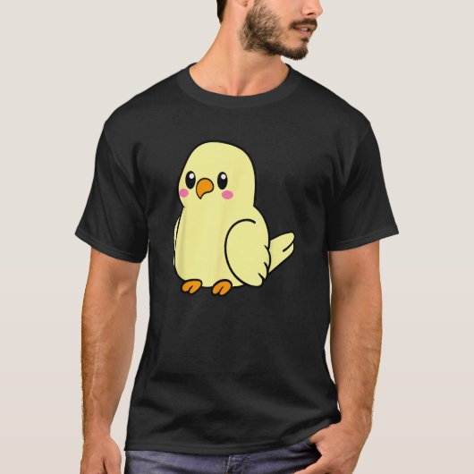 Cute Cuddly Chubby Cockatiel T-Shirt (Vorderseite)