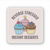 Cute Cupcake Aufkleber (Vorderseite)