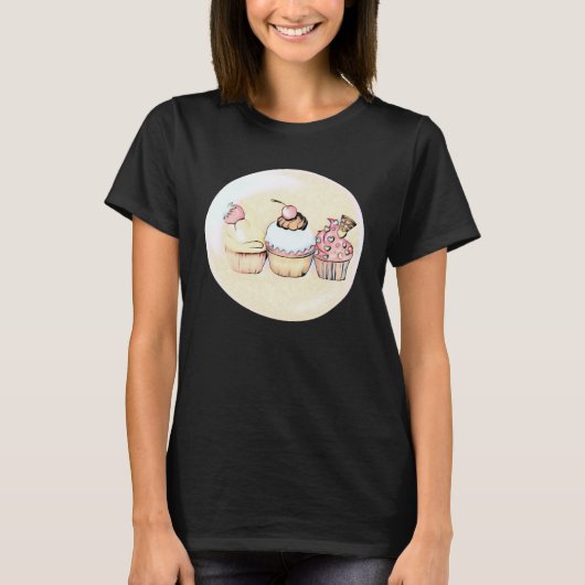 Cute  Cupcake  Bakery Cake  Baking T-Shirt (Vorderseite)