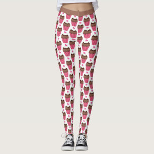 Cute Cupcake Sweet Dessert Leggings