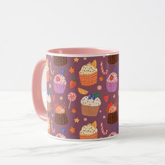 Cute cupcakes tasse (Vorderseite Links)