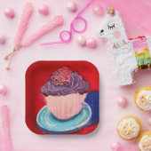 Cute Cupcke Pappteller (Party)