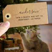 Cute Custom Address Stamp With Script Font Permastempel
