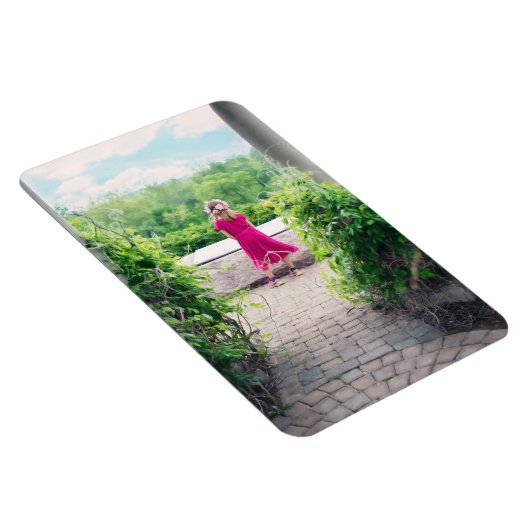 Cute Custom Personalized Child Foto Template Magnet (Rechte Seite)