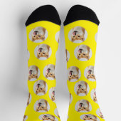 Cute Custom Pet Photo Socks Socken (Oben)