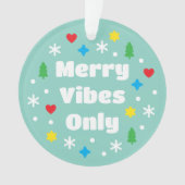 Cute Custom Photo Holiday Retro Green Christmas Ornament (Vorderseite)