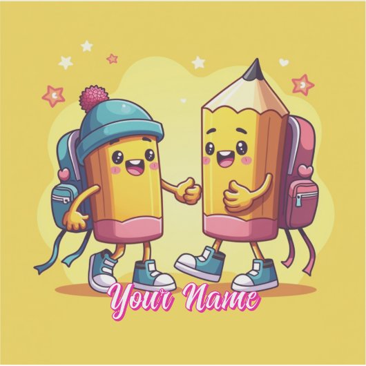 Cute & Custom School Gear Collection Aufkleber (Vorderseite)