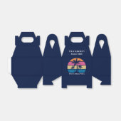 Cute Custom Sorority Spring Break Beach Party Geschenkschachtel (Ungefaltet)